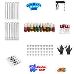 Beginner Tattoo Kit | 4 Machine Guns | 40 Color Inks