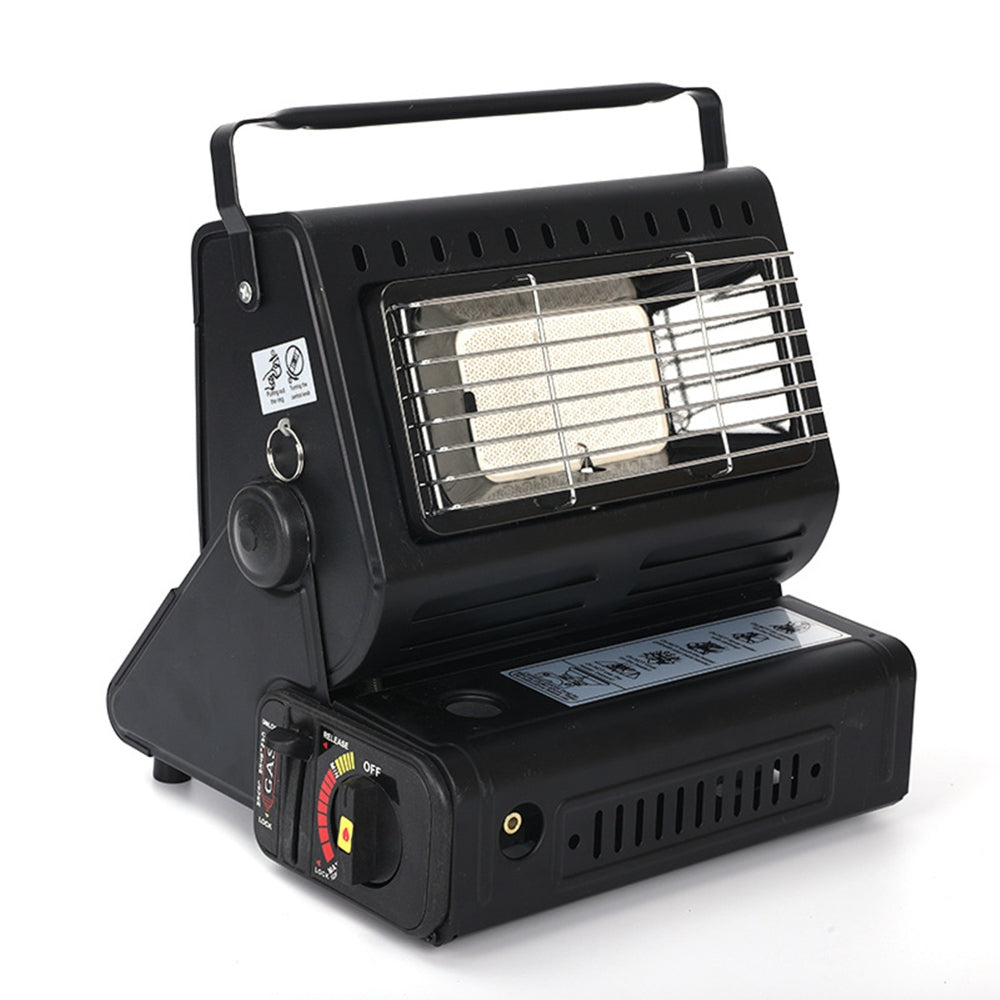 Portable Butane Gas Heater for Camping | Black