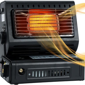 Portable Butane Gas Heater for Camping | Black