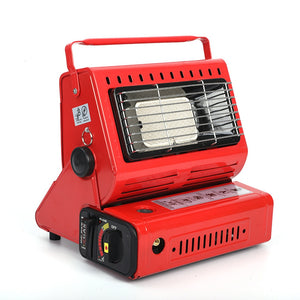 Portable Butane Gas Heater for Camping | Red