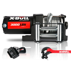 Electric Winch 3000lbs/1360kg Wireless 12V Steel Cable ATV 4WD BOAT 4X4