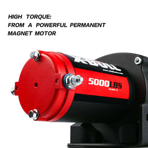 Electric Winch - 12V 5000LBS | Wireless | 15.2M Steel Cable | ATV UTV 4WD Boat | X-BULL
