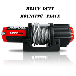 Electric Winch - 12V 5000LBS | Wireless | 15.2M Steel Cable | ATV UTV 4WD Boat | X-BULL