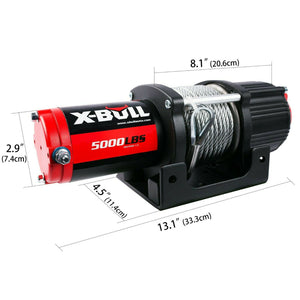 Electric Winch - 12V 5000LBS | Wireless | 15.2M Steel Cable | ATV UTV 4WD Boat | X-BULL