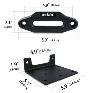 Electric Winch - 5000LBS 12V | Synthetic Rope | Wireless | ATV UTV 4WD Boat | X-BULL