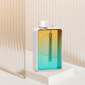 Flat Water Bottle for Warm Drinks (White)