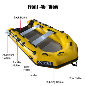 Inflatable Dinghy Boat Tender Pontoon Rescue | Yellow | 3m