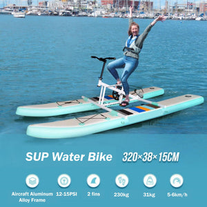 SUP Water Bikes with Paddle Board - Portable Waterbike
