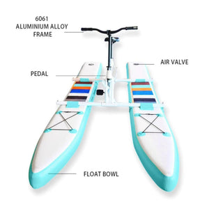 SUP Water Bikes with Paddle Board - Portable Waterbike