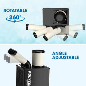 Portable Industrial Spot Cooler with Triple Cooling Ducts | 6.5kW