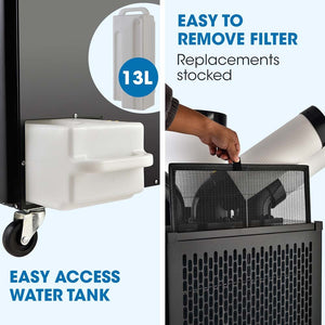 Portable Industrial Spot Cooler with Triple Cooling Ducts | 6.5kW