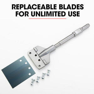 Jack Hammer Chisel Bit | 30mm Hex Accessories for Floor Scraper and Tile Lifter