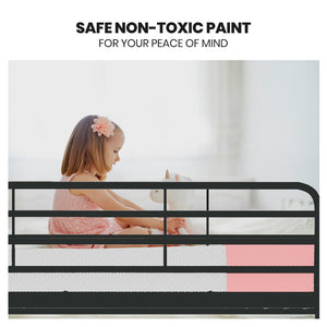 Kingston Slumber 2in1 King Single Metal Bunk Bed Frame with Modular Design (Dark Matte Grey)