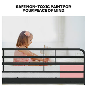 Kingston Slumber Metal Single over Double Bunk Bed Frame (Dark Matte Grey)