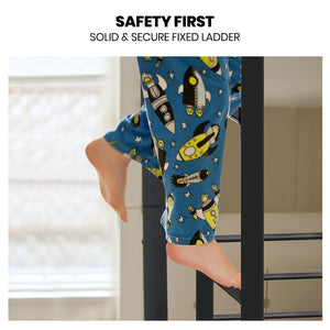 Kingston Slumber Metal Single over Double Bunk Bed Frame (Dark Matte Grey)