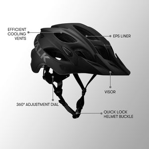 Mountain Bike Helmet for Cycling | Size: Small (54-56cm) | Safety Accessories