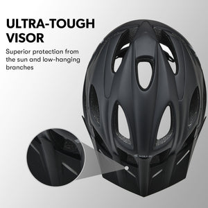 Mountain Bike Helmet for Cycling | Size: Small (54-56cm) | Safety Accessories