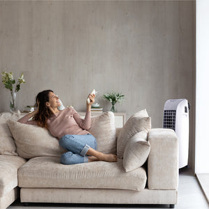 6L Portable Evaporative Air Cooler | 24 Hour Timer | 4 in 1 Cooling Fan