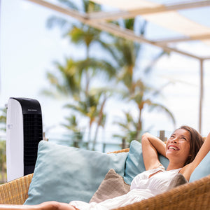 8L Portable Evaporative Air Cooler | 24 Hour Timer | 4 in 1 Cooling Fan