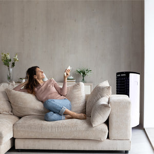 12L Portable Evaporative Air Cooler | 24 Hour Timer | 4 in 1 Cooling Fan