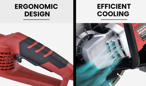 2400W Electric Concrete Saw | 355mm | Demolition Cutter Wet Dry Demo Tool | Circular Cutting | BAUMR-AG