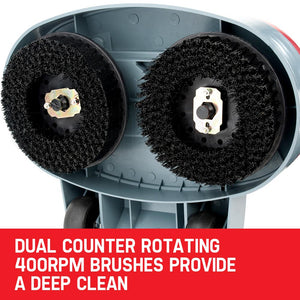 AUCH Floor Polisher | 5in1 Electric Timber Hard Tile Waxer Buffer Cleaner - Carpet Rug Scrubber