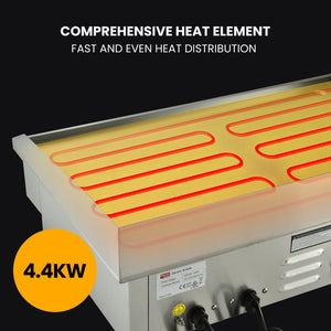 Electric Griddle Commercial Grill Pan Hot Plate | Countertop Extra Large