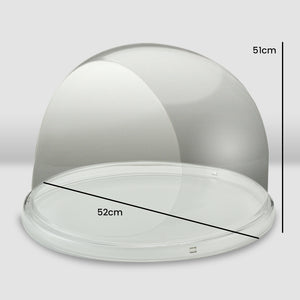 Commercial Fairy Floss Cotton Candy Maker Machine 52cm with Bubble Cover