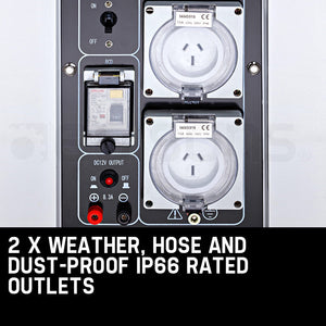 Portable Diesel Generator | 8.4kW Peak Power | Single Phase | Key Start | 460cc Engine | Commercial Use