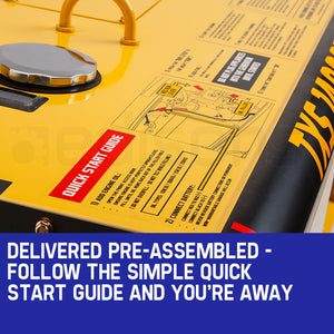 Portable Diesel Generator | 7kW Peak Power | Three Single Phase | Key Start | 13HP 420cc Engine | GENPOWER