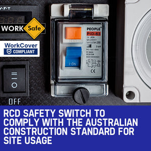 Portable Petrol Generator | 8.4kW Max | 6kW Rated | Single Phase | 18HP 420cc 4-Stroke Engine | GENPOWER