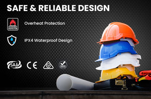 UNIMAC 2400W Electric Space Heater - Portable Small Fan Workshop Warehouse Blow Industrial Heating