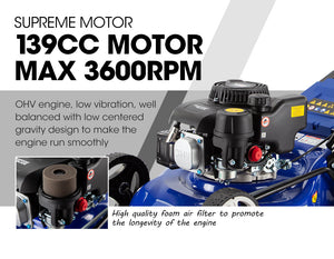 POWERBLADE 139CC Petrol Push Lawnmower | 4 Stroke Engine