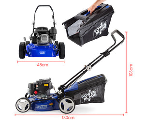 POWERBLADE 139CC Petrol Push Lawnmower | 4 Stroke Engine