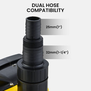 PROTEGE Tight Access Clean/Grey Water Submersible Sump Pump | Integrated Float Switch