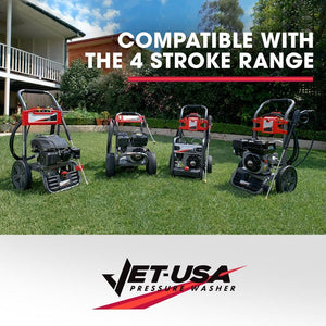 20M Pressure Washer Hose Extension with Drain Cleaner Nozzle Accessory Pack