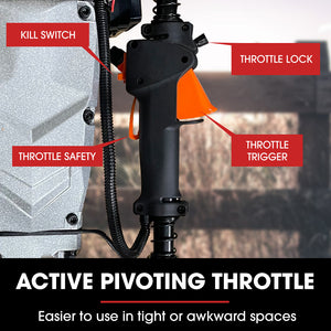 Baumr-AG 52cc 2-Stroke Petrol Post Driver | Carry Case & 2 Drive Sockets Included