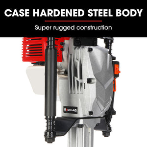 Baumr-AG 52cc 2-Stroke Petrol Post Driver | Carry Case & 2 Drive Sockets Included