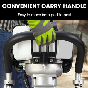Baumr-AG 38cc 4-Stroke Petrol Post Driver | Carry Case & 3 Piling Sleeves Included