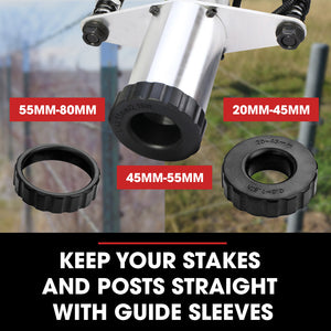 Baumr-AG 38cc 4-Stroke Petrol Post Driver | Carry Case & 3 Piling Sleeves Included