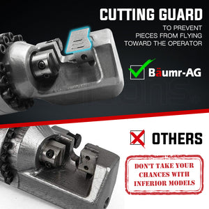 Baumr-AG 950W 22mm Rebar Cutter | Electric Hydraulic | Portable | Reo Bar