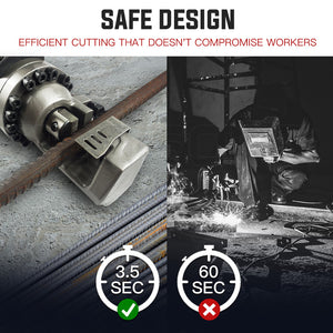 Baumr-AG 950W 22mm Rebar Cutter | Electric Hydraulic | Portable | Reo Bar