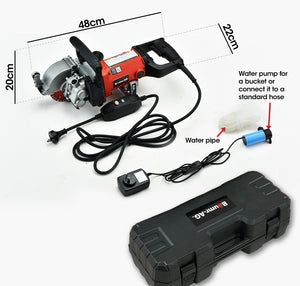 Wall Chaser Machine Concrete Chasing Tool Electric Brick Grinder Saw | Brand: BAUMR-AG