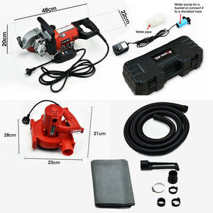 Wall Chaser and Vacuum Combo | Dust Collector | Concrete Chasing Machine