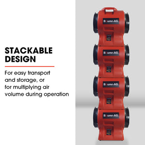 Baumr-AG 300mm Portable Air Blower Mover Axial Ventilation Extraction Fan