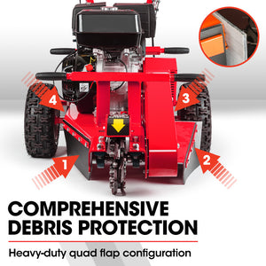 15HP Commercial Petrol Tree Stump Grinder