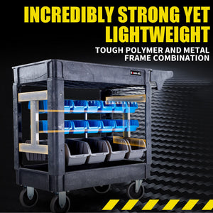 Parts Bin Trolley Service Utility Cart | Storage Mobile Tool Workshop | BAUMR-AG