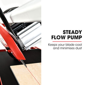 1500W Electric Tile Saw Cutter with 300mm (12") Blade | 920mm Cutting Length | Side Extension Table