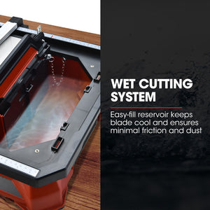 Electric Tile Saw Cutter | Power: 650W | Blade Size: 180mm (7") | Brand: BAUMR-AG