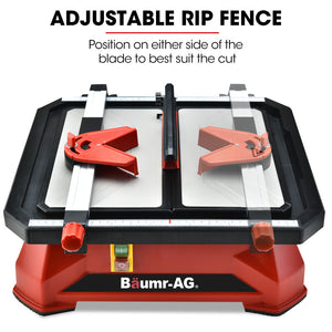 Electric Tile Saw Cutter | Power: 650W | Blade Size: 180mm (7") | Brand: BAUMR-AG